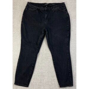 Judy Blue Skinny Fit Jeans Women's Size 24W Black Stretch